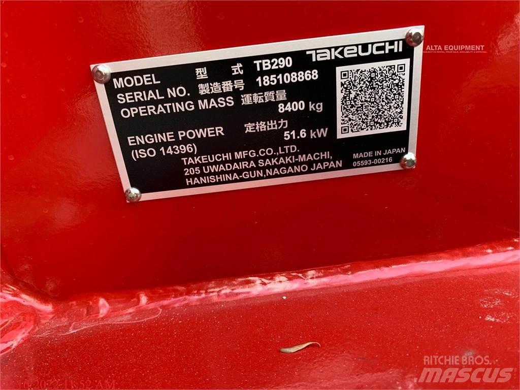 Takeuchi TB290 Εκσκαφείς με ερπύστριες