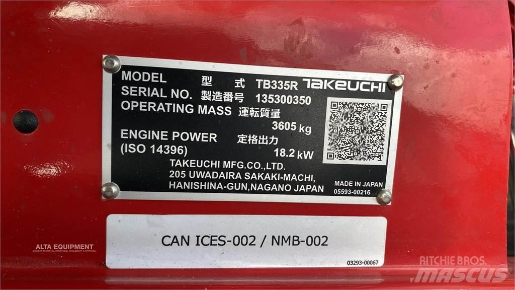 Takeuchi TB335R Εκσκαφάκι (διαβολάκι) < 7t