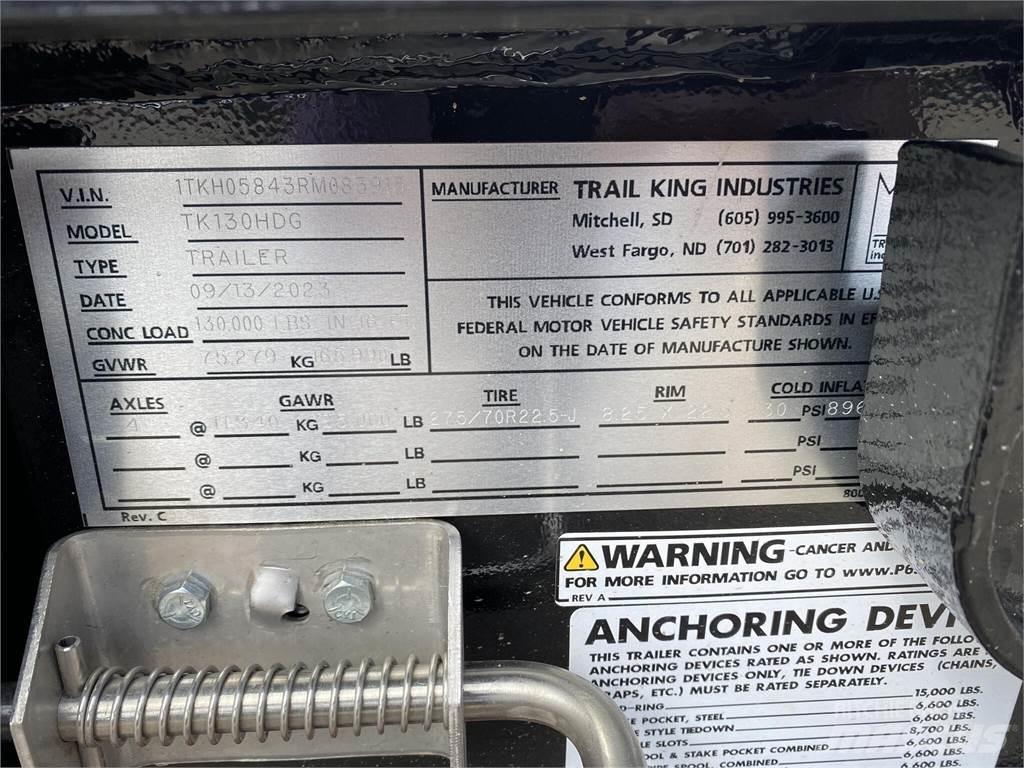 Trail King  Ημιρυμούλκες με χαμηλό δάπεδο