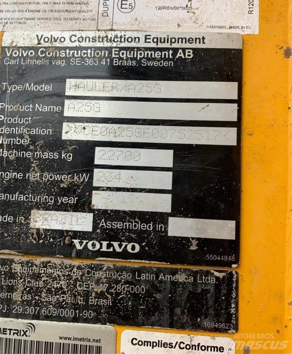 Volvo A25G Σπαστό Dump Truck ADT