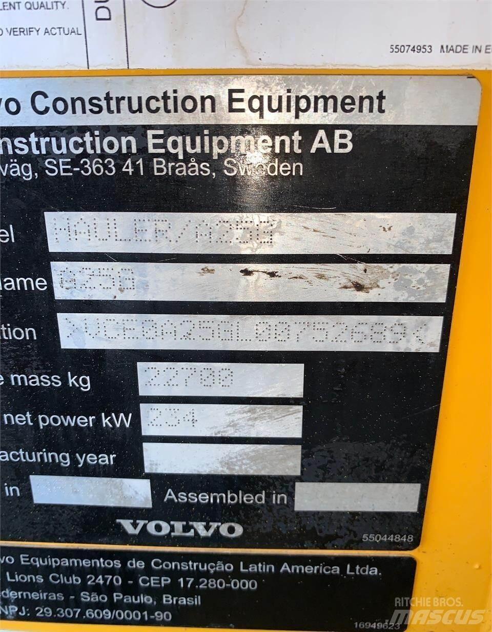 Volvo A25G Σπαστό Dump Truck ADT