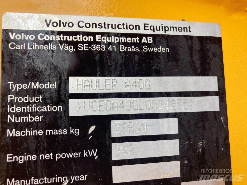 Volvo A40G Σπαστό Dump Truck ADT