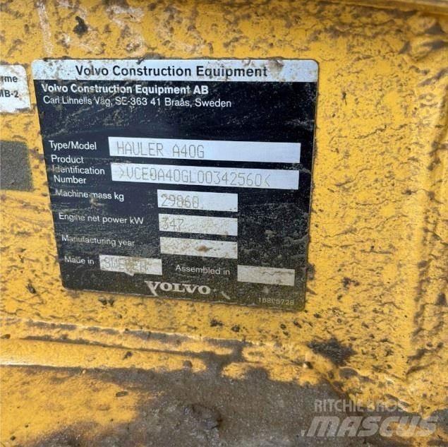 Volvo A40G Σπαστό Dump Truck ADT