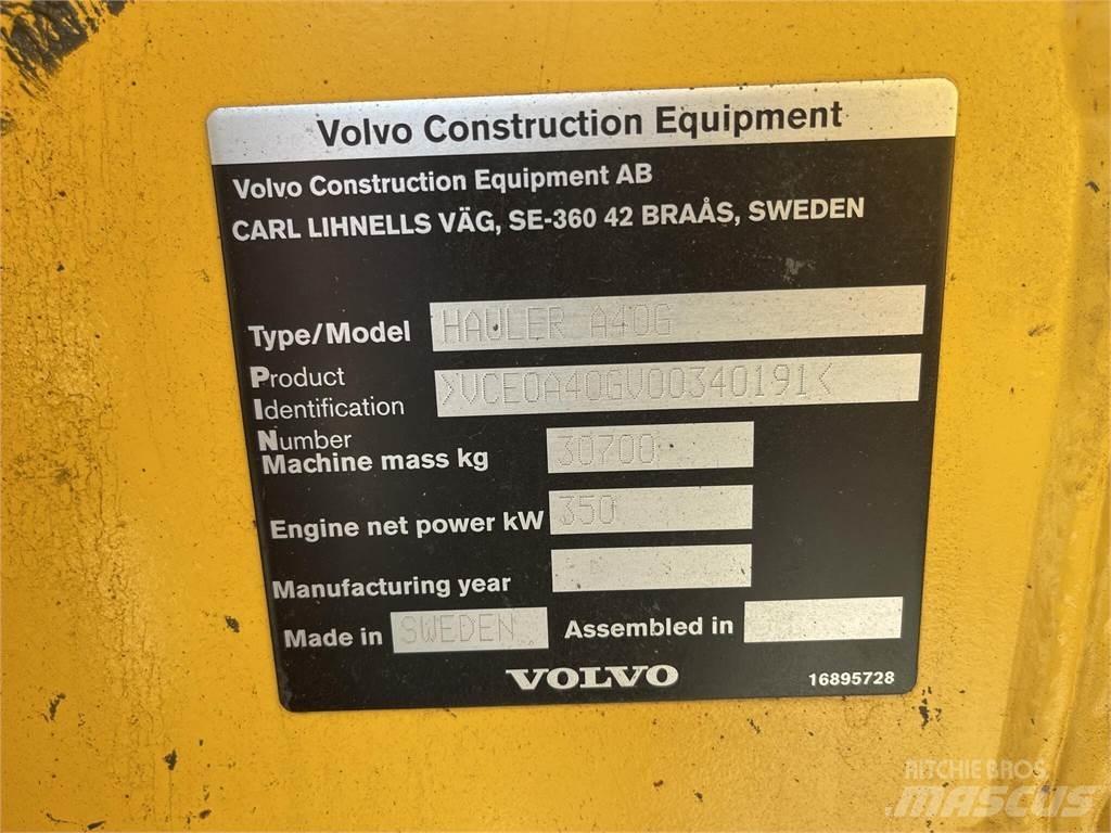 Volvo A40G Βυτία νερού