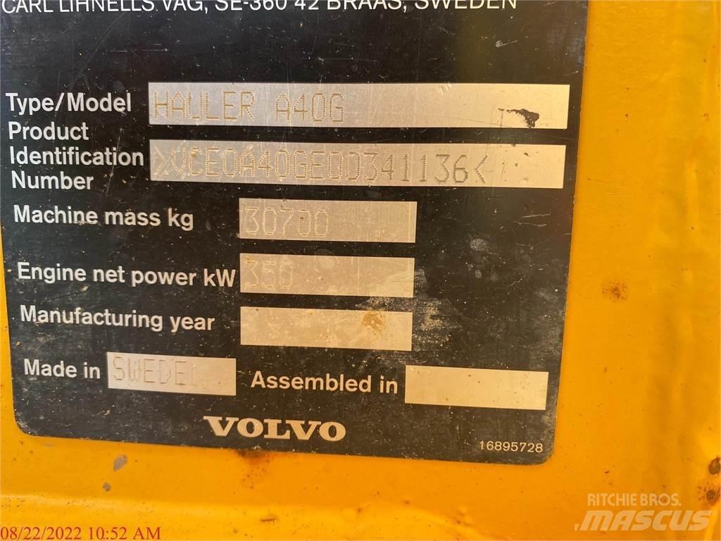Volvo A40G Σπαστό Dump Truck ADT