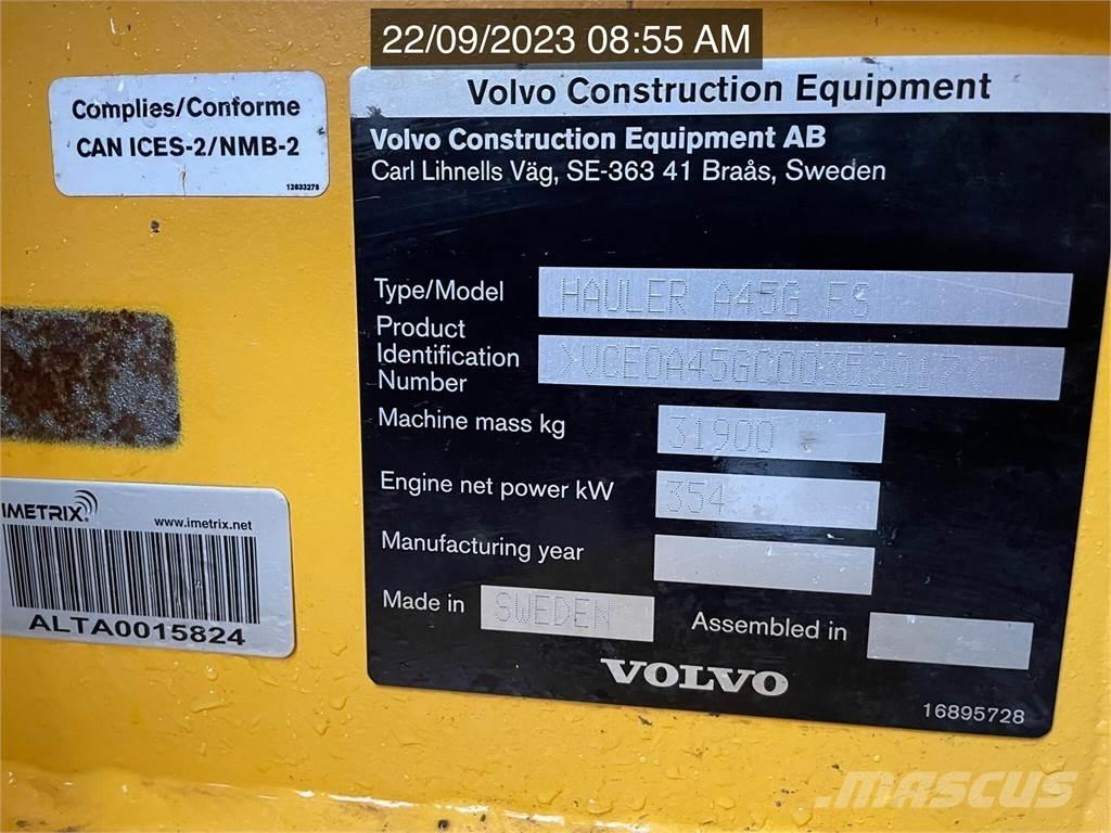 Volvo A45G FS Σπαστό Dump Truck ADT