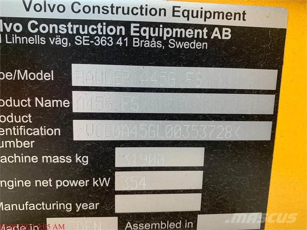Volvo A45G FS Σπαστό Dump Truck ADT