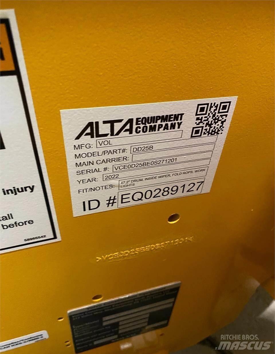 Volvo DD25B Οδοστρωτήρες διπλού κυλίνδρου
