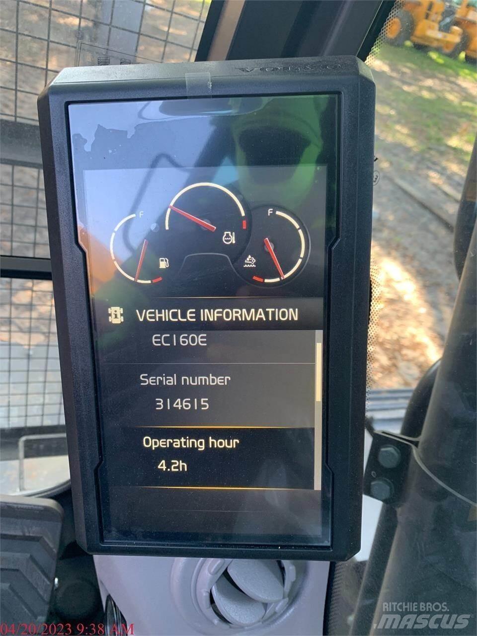 Volvo EC160EL Εκσκαφείς με ερπύστριες
