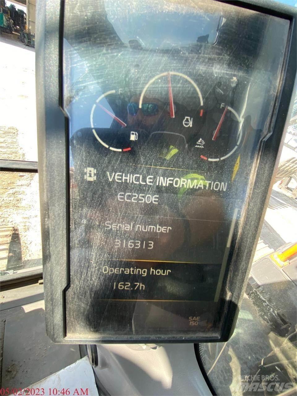 Volvo EC250EL Εκσκαφείς με ερπύστριες