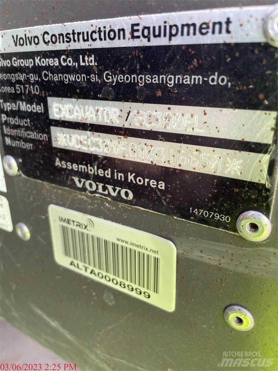 Volvo EC300EL Εκσκαφείς με ερπύστριες