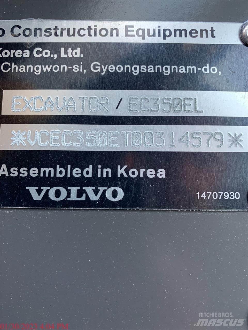 Volvo EC350EL Εκσκαφείς με ερπύστριες