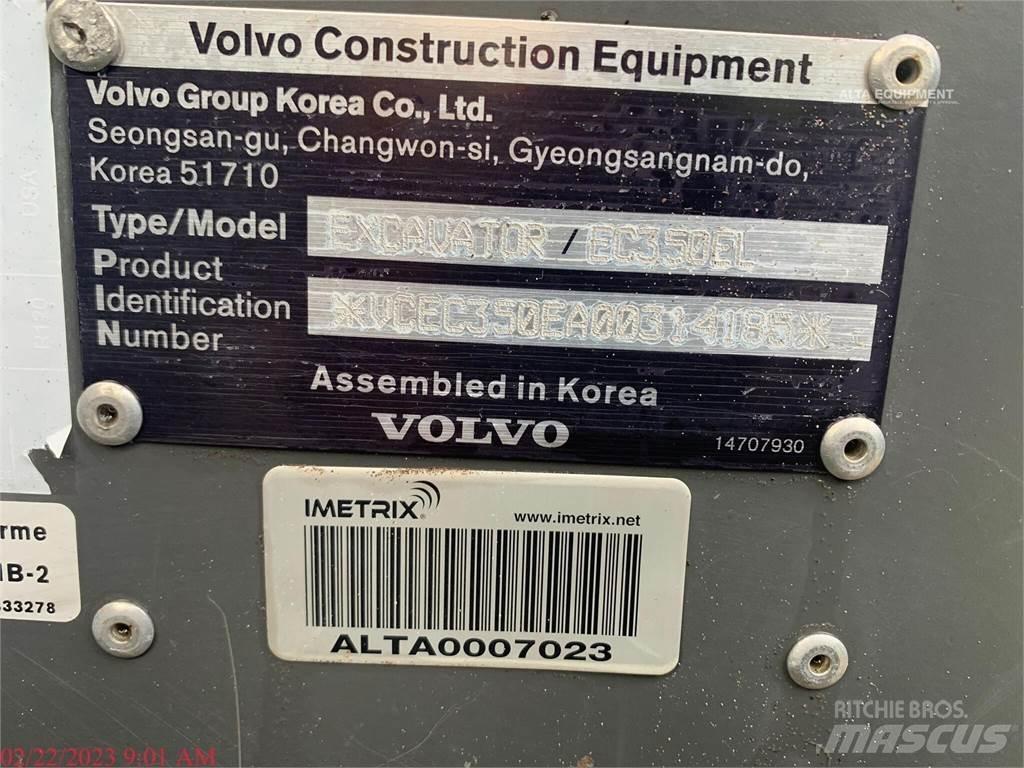 Volvo EC350EL Εκσκαφείς με ερπύστριες