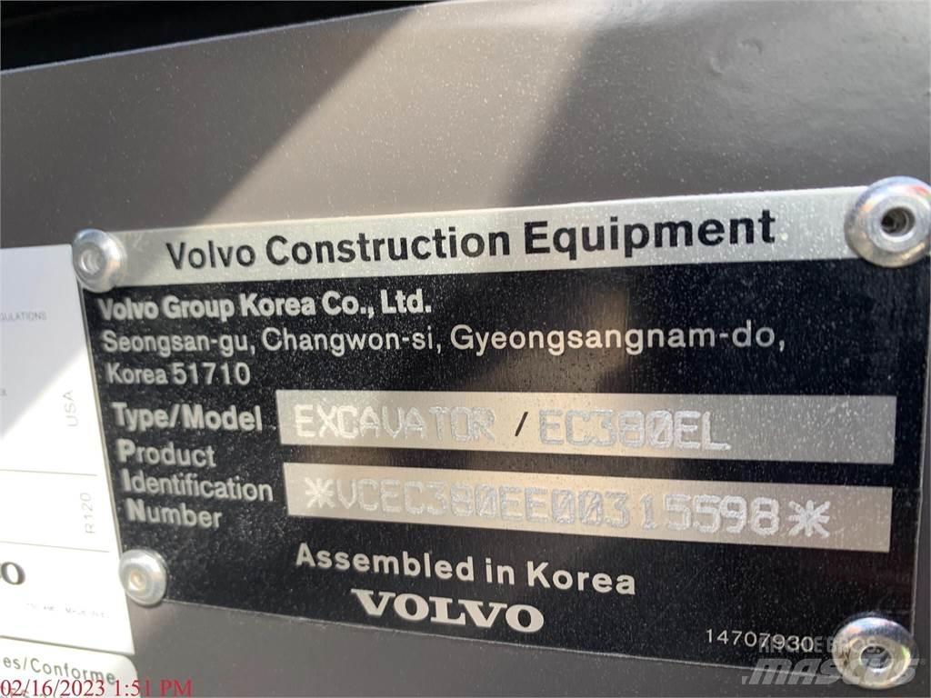 Volvo EC380EL Εκσκαφείς με ερπύστριες