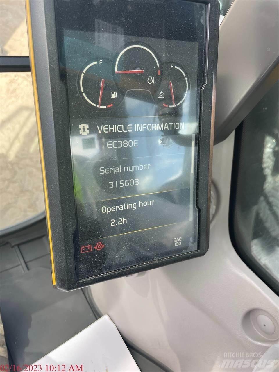 Volvo EC380EL Εκσκαφείς με ερπύστριες