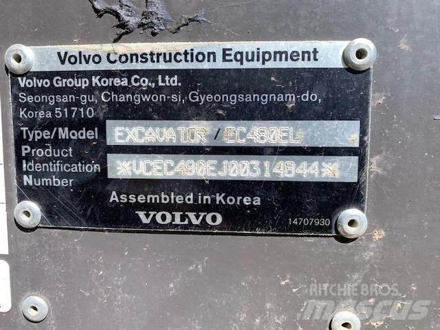 Volvo EC480EL Εκσκαφείς με ερπύστριες
