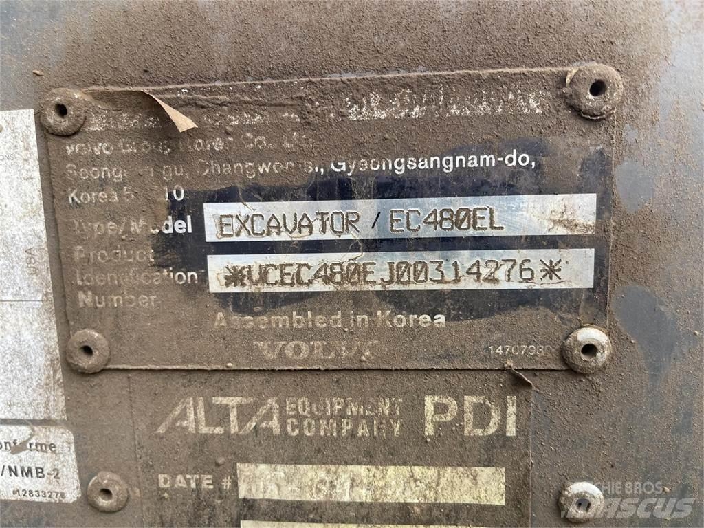 Volvo EC480EL Εκσκαφείς με ερπύστριες