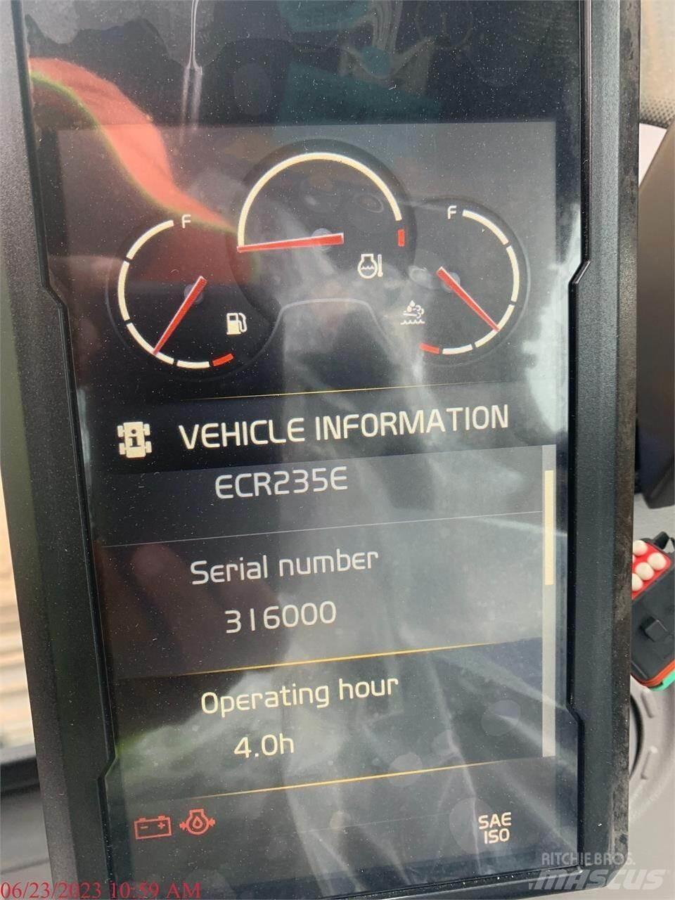 Volvo ECR235EL Εκσκαφείς με ερπύστριες