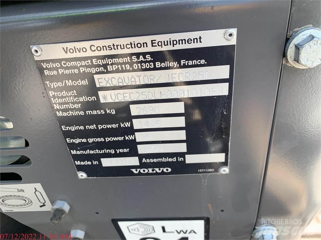 Volvo ECR25D Εκσκαφάκι (διαβολάκι) < 7t