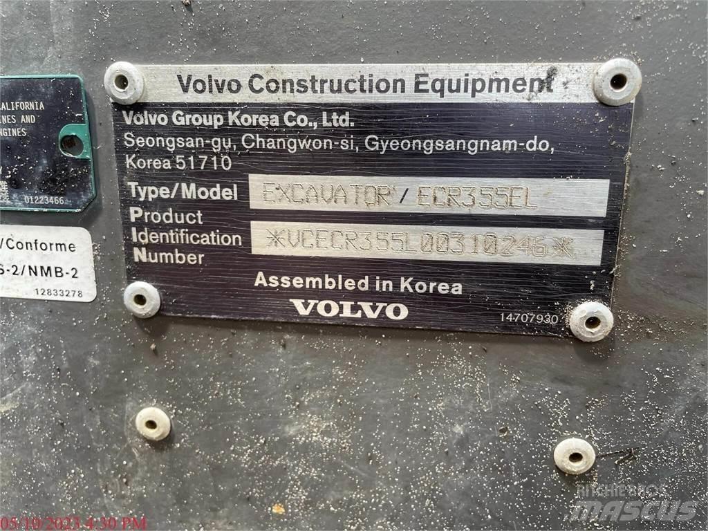 Volvo ECR355EL Εκσκαφείς με ερπύστριες