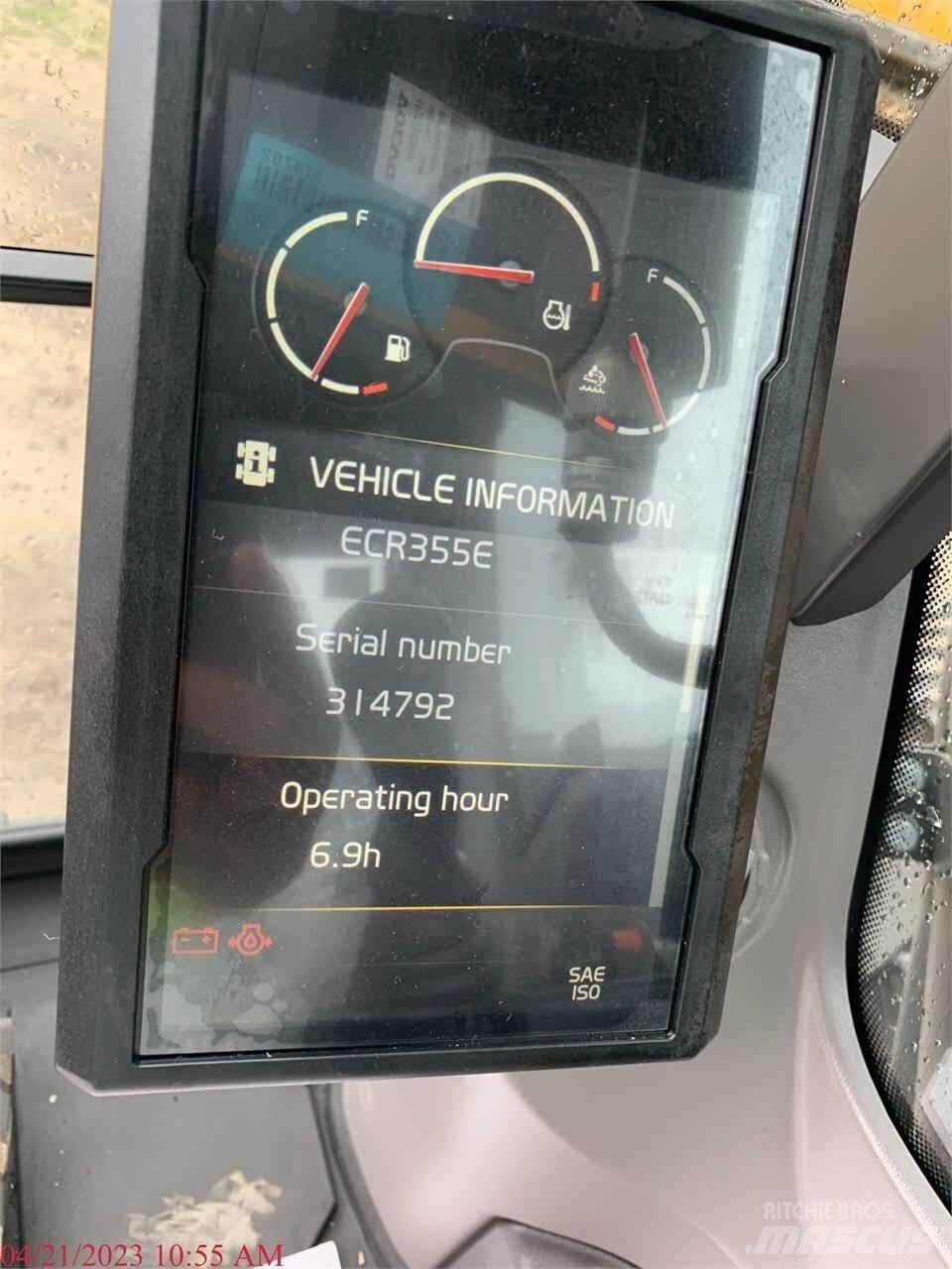 Volvo ECR355EL Εκσκαφείς με ερπύστριες