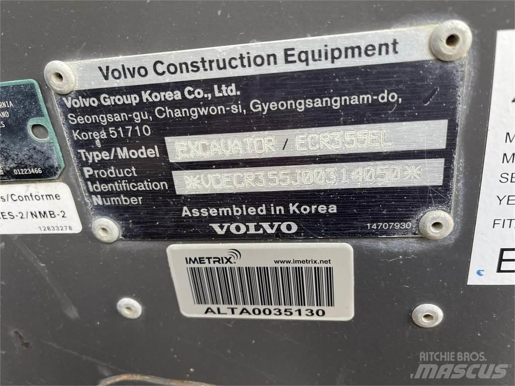 Volvo ECR355EL Εκσκαφείς με ερπύστριες
