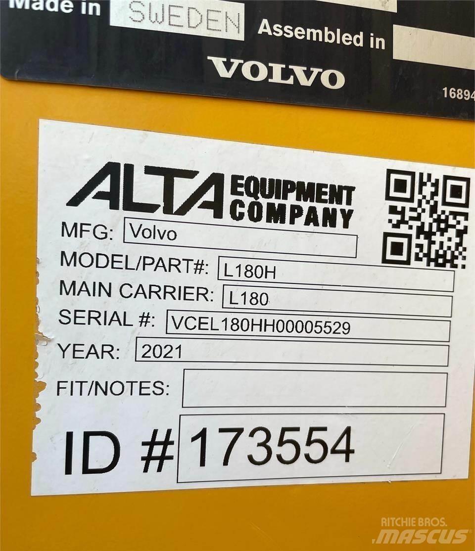 Volvo L180H Φορτωτές με λάστιχα (Τροχοφόροι)