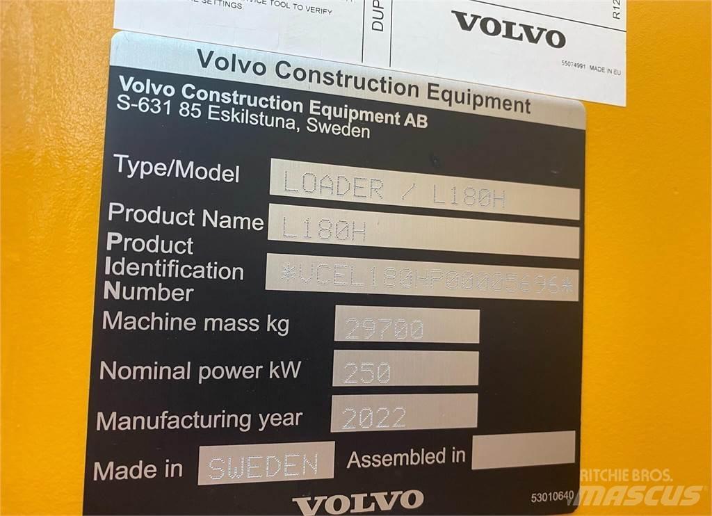 Volvo L180H Φορτωτές με λάστιχα (Τροχοφόροι)