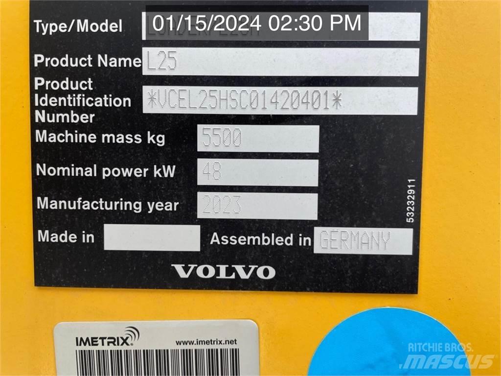 Volvo L25 Φορτωτές με λάστιχα (Τροχοφόροι)