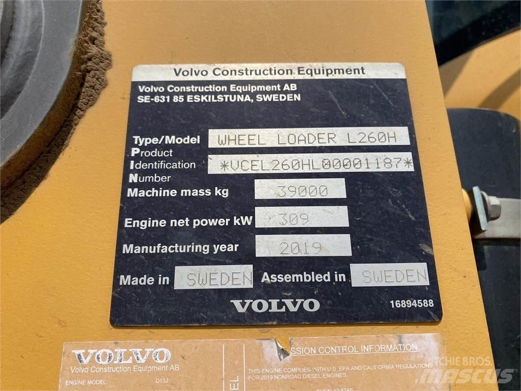 Volvo L260H Φορτωτές με λάστιχα (Τροχοφόροι)