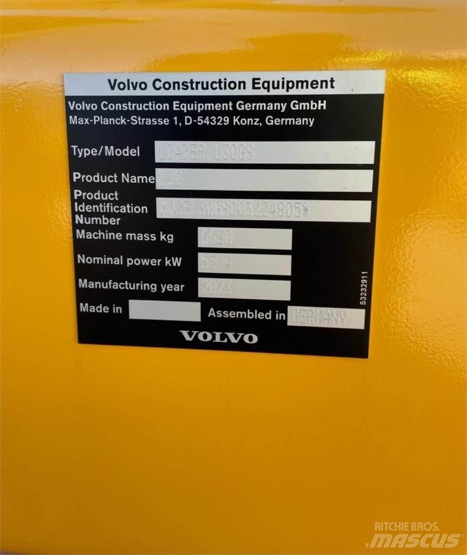 Volvo L30GS Φορτωτές με λάστιχα (Τροχοφόροι)
