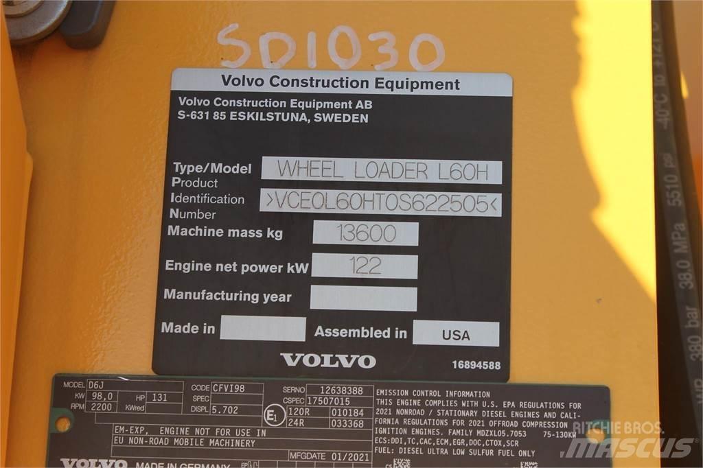 Volvo L60H Φορτωτές με λάστιχα (Τροχοφόροι)