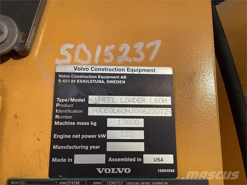 Volvo L60H Φορτωτές με λάστιχα (Τροχοφόροι)