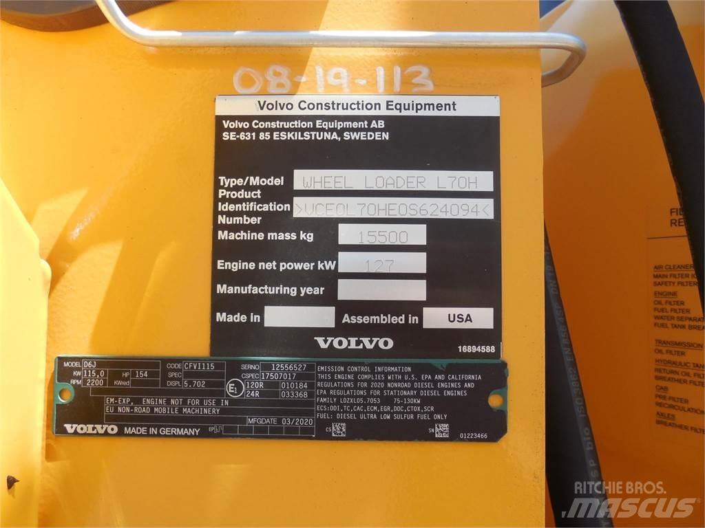 Volvo L70H Φορτωτές με λάστιχα (Τροχοφόροι)