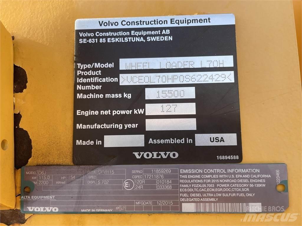 Volvo L70H Φορτωτές με λάστιχα (Τροχοφόροι)