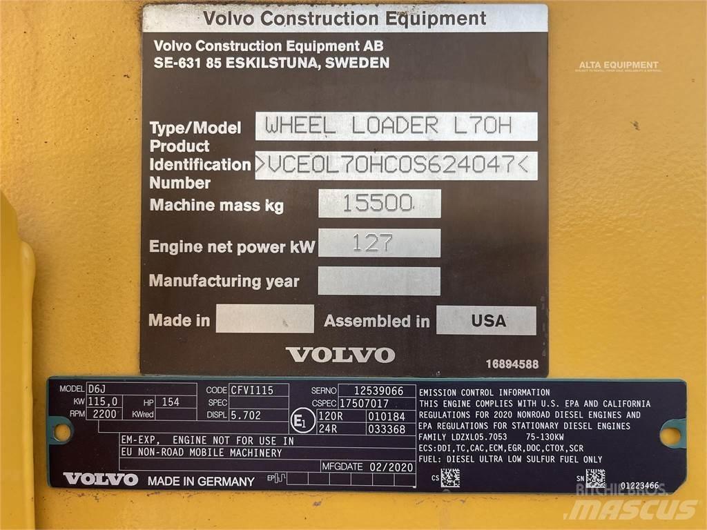 Volvo L70H Φορτωτές με λάστιχα (Τροχοφόροι)