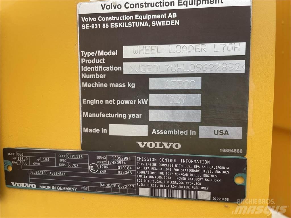 Volvo L70H Φορτωτές με λάστιχα (Τροχοφόροι)