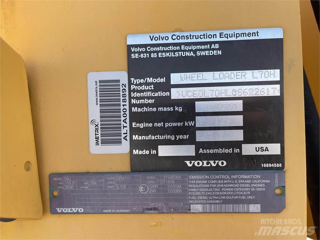 Volvo L70H Φορτωτές με λάστιχα (Τροχοφόροι)