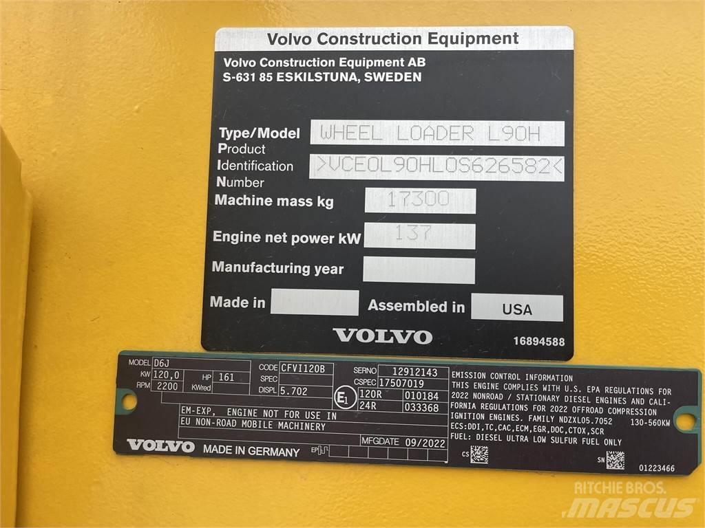 Volvo L90H Φορτωτές με λάστιχα (Τροχοφόροι)