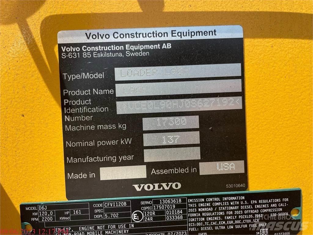 Volvo L90H Φορτωτές με λάστιχα (Τροχοφόροι)