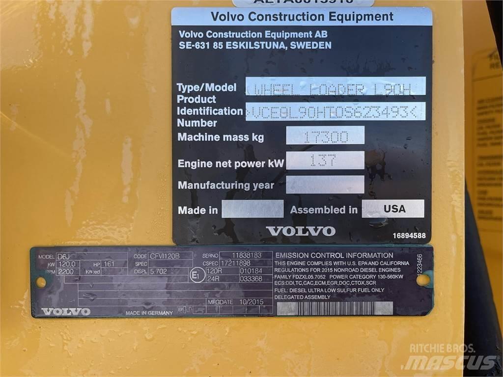 Volvo L90H Φορτωτές με λάστιχα (Τροχοφόροι)