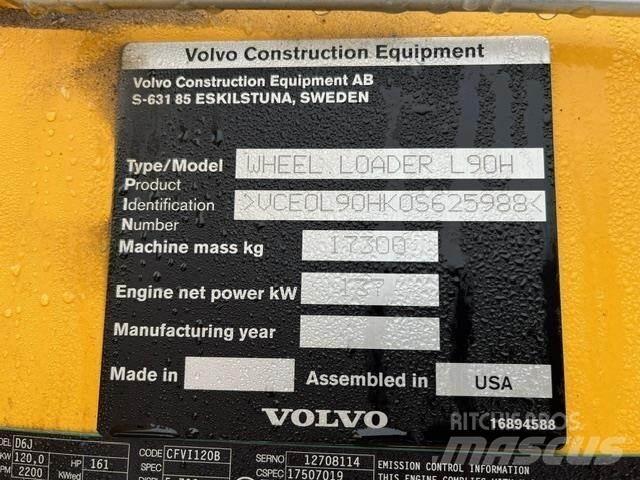 Volvo L90H Φορτωτές με λάστιχα (Τροχοφόροι)