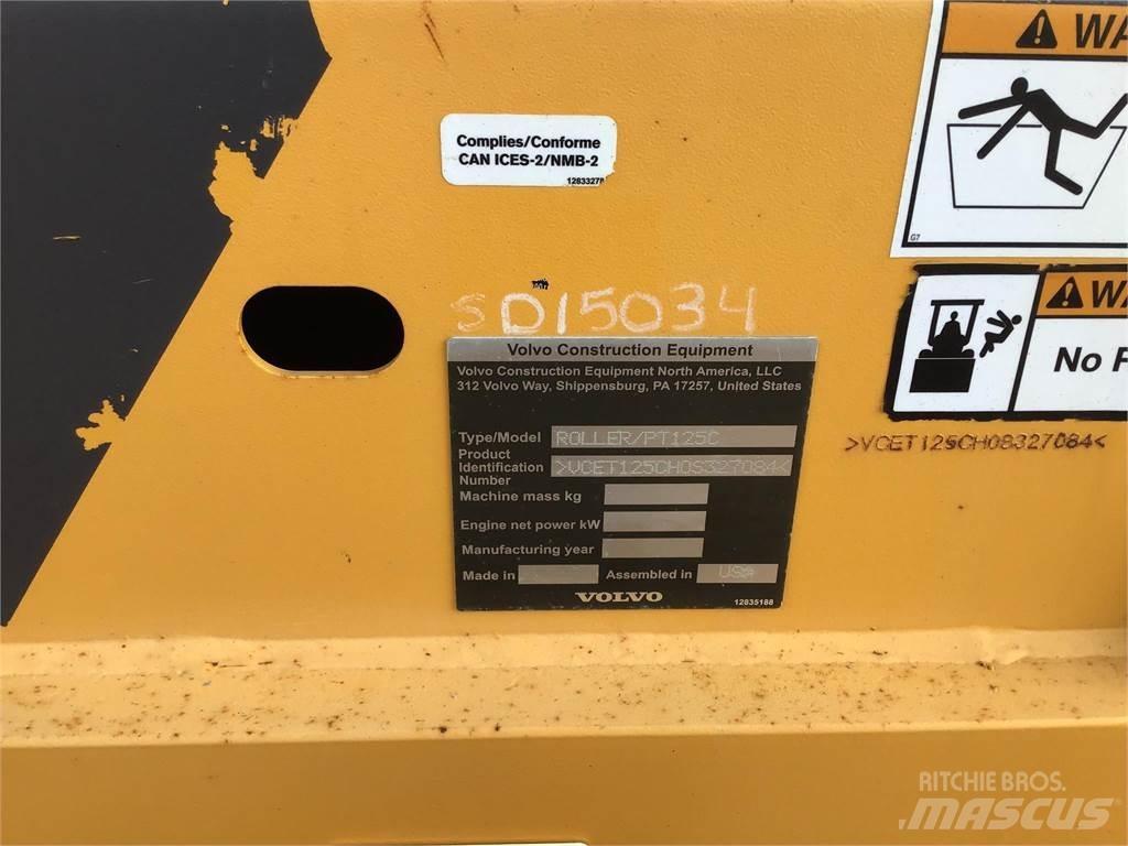 Volvo PT125C Κύλινδροι με επίσωτρα με αέρα