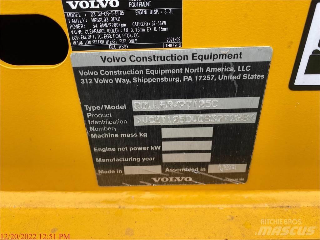 Volvo PT125C Κύλινδροι με επίσωτρα με αέρα