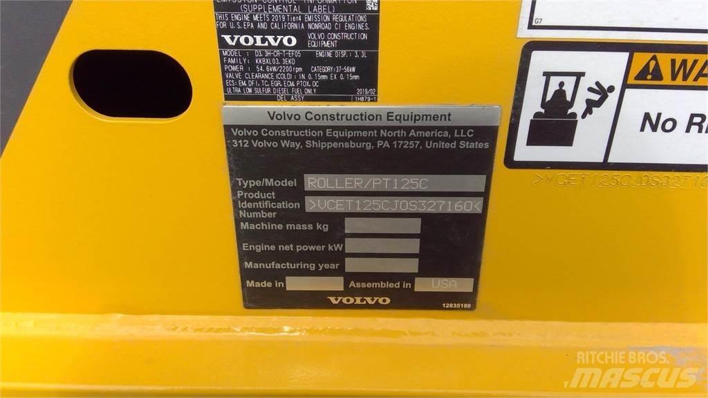 Volvo PT125C Κύλινδροι με επίσωτρα με αέρα