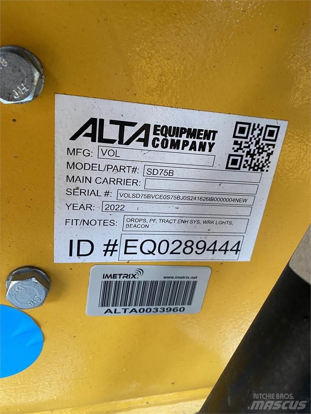 Volvo SD75B Κύλινδροι συμπίεσης αποβλήτων