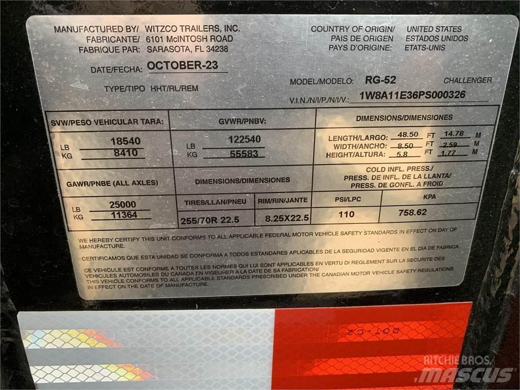 Witzco CHALLENGER Ημιρυμούλκες με χαμηλό δάπεδο