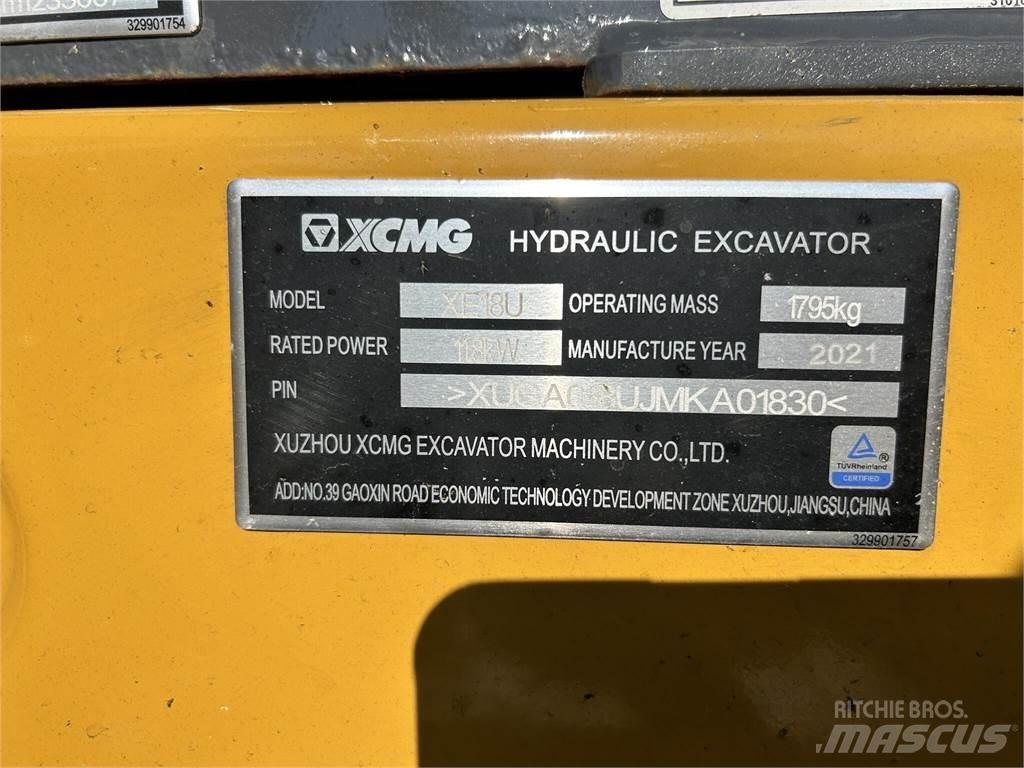 XCMG XE18U Εκσκαφάκι (διαβολάκι) < 7t