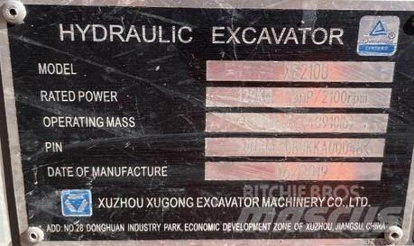 XCMG XE210U Εκσκαφείς με ερπύστριες