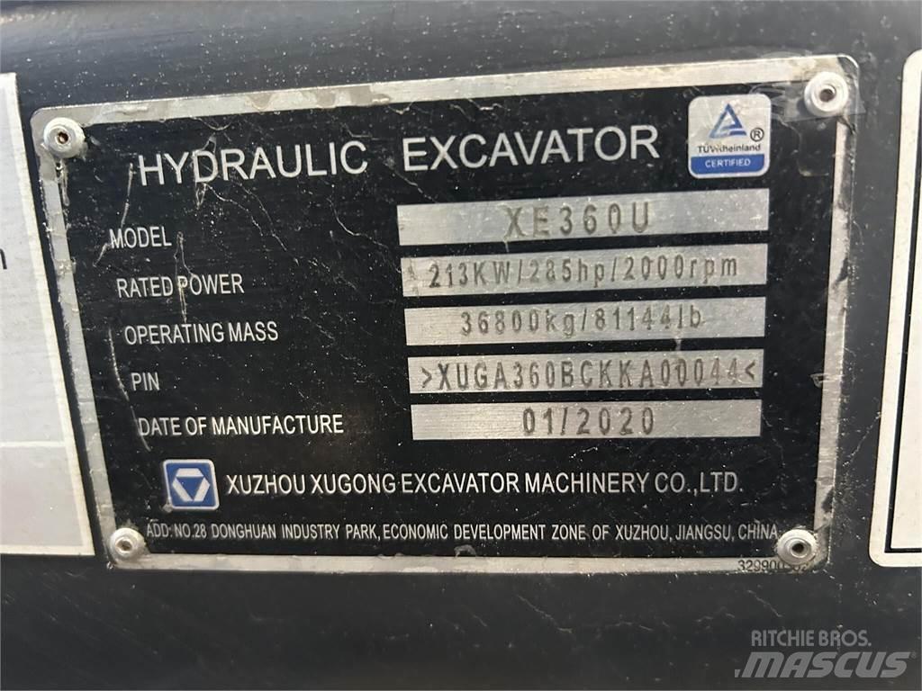 XCMG XE360U Εκσκαφείς με ερπύστριες
